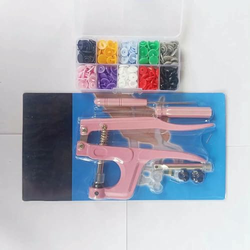 T5 Harz-Druckknopf-Set, Druckknöpfe, U-Form, Verschluss, Druckknopfzange, Knopf-Set, Druckknöpfe, Stoffknöpfe, DIY-Nähmaschine, Bastelwerkzeug, rosa Zange, 80er-Mix, B-T5 T5 Harz-Druckknopf-Set, Druckknöpfe, U-Form, Verschluss, Druckknopfzange, Knopf-Set, Druckknöpfe, Stoffknöpfe, DIY-Nähmaschine, Bastelwerkzeug, rosa Zange, 80er-Mix, B-T5 von ZEYRU