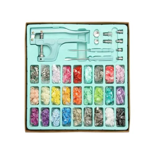 T5 Harz-Druckknopf-Set, Druckknöpfe, U-förmiger Verschluss, Druckknopfzange, Knopf-Set, Druckknöpfe, Stoffknöpfe, DIY-Nähmaschine, Bastelwerkzeug, Zange, 270er-Set, LH blau-T5 T5 Harz-Druckknopf-Set, Druckknöpfe, U-förmiger Verschluss, Druckknopfzange, Knopf-Set, Druckknöpfe, Stoffknöpfe, DIY-Nähmaschine, Bastelwerkzeug, Zange, 270er-Set, LH blau-T5 von ZEYRU