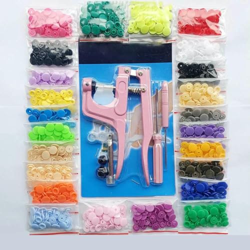 T5 Harz-Druckknopf-Set, Druckknöpfe, U-förmiger Verschluss, Druckknopfzange, Knopf-Set, Druckknöpfe, Stoffknöpfe, DIY-Nähmaschinen-Bastelwerkzeug, rosa Zange 360 Mix, T5 T5 Harz-Druckknopf-Set, Druckknöpfe, U-förmiger Verschluss, Druckknopfzange, Knopf-Set, Druckknöpfe, Stoffknöpfe, DIY-Nähmaschinen-Bastelwerkzeug, rosa Zange 360 Mix, T5 von ZEYRU