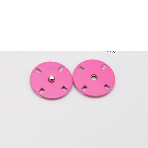 Unsichtbarer Druckknopf, schwarz-silberne Metallverschlüsse, runder Knopf, verdeckte Schnalle zum Nähen von Kleidungsstücken, Handarbeitszubehör, Pink_a-28L, 18,0 mm, 5 Stück Unsichtbarer Druckknopf, schwarz-silberne Metallverschlüsse, runder Knopf, verdeckte Schnalle zum Nähen von Kleidungsstücken, Handarbeitszubehör, Pink_a-28L, 18,0 mm, 5 Stück von ZEYRU