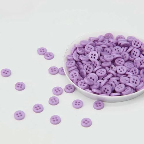 mm Mini-Knöpfe, bunt, 4 Löcher, Puppenkleidungsknopf, für Bastelarbeiten, Kartenherstellung, Scrapbooking, Hochzeitskleidung, Nähzubehör, 11–50 Stück mm Mini-Knöpfe, bunt, 4 Löcher, Puppenkleidungsknopf, für Bastelarbeiten, Kartenherstellung, Scrapbooking, Hochzeitskleidung, Nähzubehör, 11–50 Stück von ZEYRU
