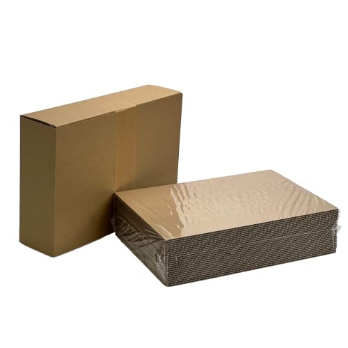 ZeZaZu Braune A4-Wellpappe, 25 Stück, 3 mm dick, flach verpackt, für Versand, Handwerk, Kunst und Verpackung ZeZaZu Braune A4-Wellpappe, 25 Stück, 3 mm dick, flach verpackt, für Versand, Handwerk, Kunst und Verpackung von ZEZAZU