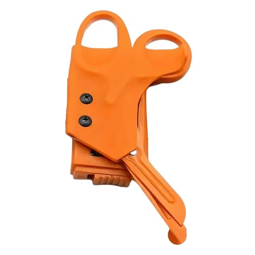 EMT Taktische Carbonfaser - Scheren, Schnelles Scheren - Gehäuse, Medizinische Scheren K - Stil Holster für Ersthelfer, Militär und Outdoor - Notfälle(Orange) von ZFFOZZ