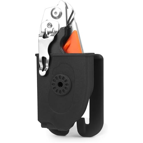 Taktisches Holster für Medizinische Scheren, Faltbare Scherenscheide mit Taktischem EMT-Gürtelwerkzeug, Kompatibel mit Faltbaren Raptor-Scheren (Scheren Nicht im Lieferumfang Enthalten)(Black) von ZFFOZZ