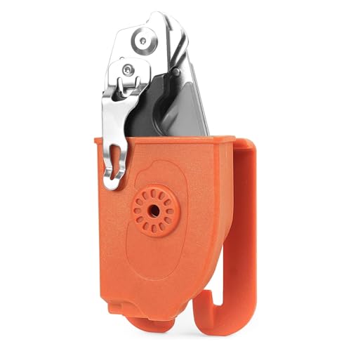 Taktisches Holster für Medizinische Scheren, Faltbare Scherenscheide mit Taktischem EMT-Gürtelwerkzeug, Kompatibel mit Faltbaren Raptor-Scheren (Scheren Nicht im Lieferumfang Enthalten)(Orange) von ZFFOZZ