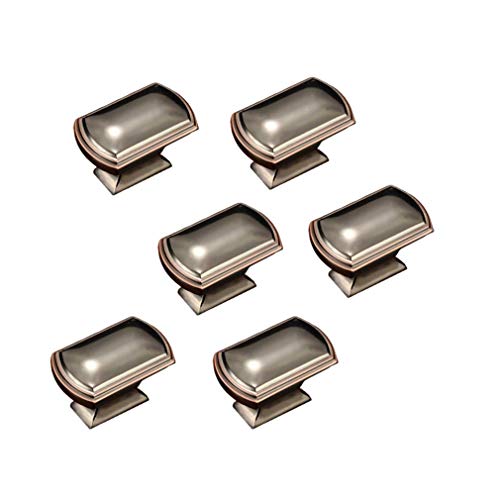 ZFGOJNBH Türgriff, Schiebetürgriff, Möbelgriffe, 6 Stück, Türknöpfe, Schrank, Schublade, Schlafzimmer, Kleiderschrank, Türgriff, Zinklegierung, Schuhschrank, Hardware, Ziehgriffe (Farbe: Rot, Größe: ZFGOJNBH Türgriff, Schiebetürgriff, Möbelgriffe, 6 Stück, Türknöpfe, Schrank, Schublade, Schlafzimmer, Kleiderschrank, Türgriff, Zinklegierung, Schuhschrank, Hardware, Ziehgriffe (Farbe: Rot, Größe: von ZFGOJNBH