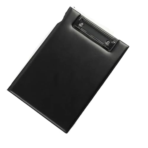 Klemmbretter 4 Stück PU-Leder-Klemmbrett, A4, Konferenzordner, Schreibblock, Padfolio, A5, faltbares Klemmbrett mit Aufbewahrung Für Unternehmen(A5) von ZFIHAV