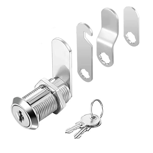 Schrankschlösser Mit Schlüsseln 2 Stück 16/30 mm Hebelschloss-Set for Türen, Schränke, Briefkästen, Schubladen, Schränke, Schließfächer, Zinklegierung, Zylinderschloss mit 2 Schlüsseln, Möbelbeschläge Schrankschlösser Mit Schlüsseln 2 Stück 16/30 mm Hebelschloss-Set for Türen, Schränke, Briefkästen, Schubladen, Schränke, Schließfächer, Zinklegierung, Zylinderschloss mit 2 Schlüsseln, Möbelbeschläge von ZFIHAV