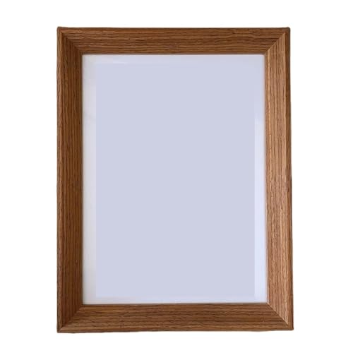 ZFIHAV Musterrahmen Holz-Fotorahmen, Blattmuster, geprägter Bilderrahmen, DIY handgefertigte Musterornamente, Heimdekoration(Dark Walnut,A4 (21x29.7cm)) von ZFIHAV