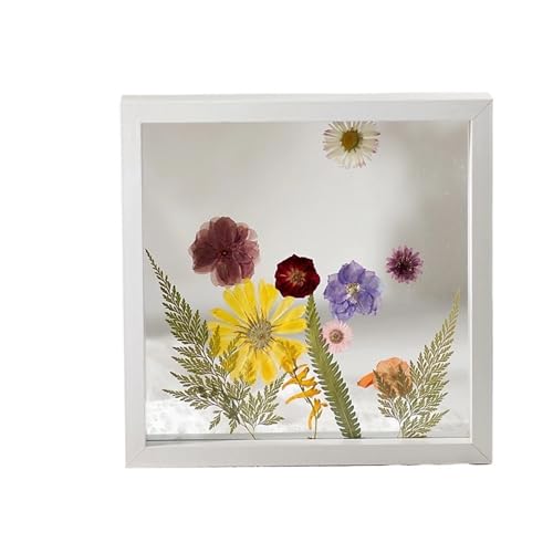ZFIHAV Musterrahmen Holz-Musterrahmen mit Glas-Fotorahmen, Bilderrahmen, Hochzeits-Fotorahmen, Desktop-Fotodekoration(White,10X15cm 4x6inch) von ZFIHAV