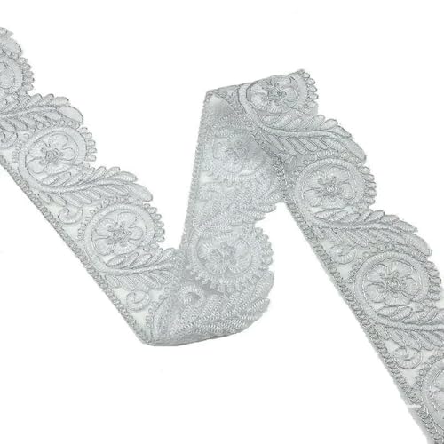1/3/5 Yards bestickte Spitzenbesätze, 3D-Goldfaden, ethnische Gurtbänder für Kleidungsdekor, DIY-Nähen, Jacquard-Applikationsdekor – 5 Yards 1/3/5 Yards bestickte Spitzenbesätze, 3D-Goldfaden, ethnische Gurtbänder für Kleidungsdekor, DIY-Nähen, Jacquard-Applikationsdekor – 5 Yards von ZFISH
