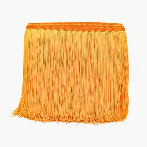1/5 Yard, 15 cm breit, goldene Quaste, Fransen, Spitzenbesatz, DIY, Nähen, Bühne, Hochzeitskleid, Band, handgefertigt, Vorhang, Tischkleidung, Dekoration, Orange, 5 Yard 1/5 Yard, 15 cm breit, goldene Quaste, Fransen, Spitzenbesatz, DIY, Nähen, Bühne, Hochzeitskleid, Band, handgefertigt, Vorhang, Tischkleidung, Dekoration, Orange, 5 Yard von ZFISH