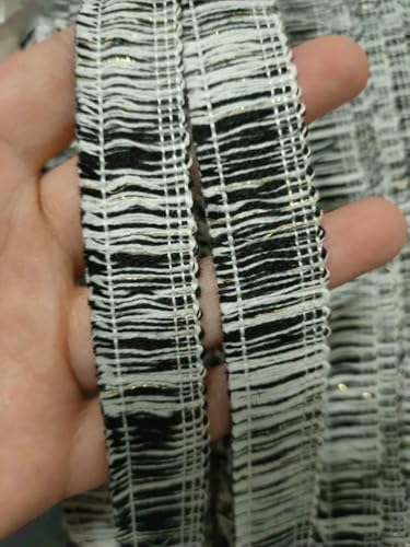 1,9 cm/3 cm/3,8 cm, 5 Yards, Schwarz/Goldfaden + Beige/Weiß, Baumwollquaste, Vorhangfransen, Haushaltszubehör, Quaste, Spitzenbesatz, X374, gemischte Farbe, Gold, 1,9 cm, 5 Ya 1,9 cm/3 cm/3,8 cm, 5 Yards, Schwarz/Goldfaden + Beige/Weiß, Baumwollquaste, Vorhangfransen, Haushaltszubehör, Quaste, Spitzenbesatz, X374, gemischte Farbe, Gold, 1,9 cm, 5 Ya von ZFISH