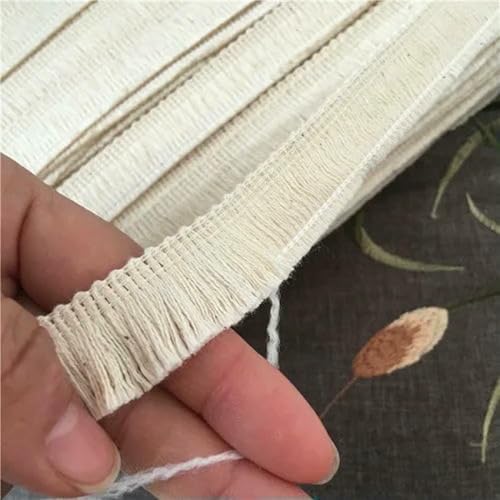 1,9 cm/3 cm/3,8 cm, 5 Yards, Schwarz/Goldfaden + Beige/Weiß, Baumwollquaste, Vorhangfransen, Haushaltszubehör, Quaste, Spitzenbesatz, X374-Beige 1,9 cm - 10 Yards 1,9 cm/3 cm/3,8 cm, 5 Yards, Schwarz/Goldfaden + Beige/Weiß, Baumwollquaste, Vorhangfransen, Haushaltszubehör, Quaste, Spitzenbesatz, X374-Beige 1,9 cm - 10 Yards von ZFISH