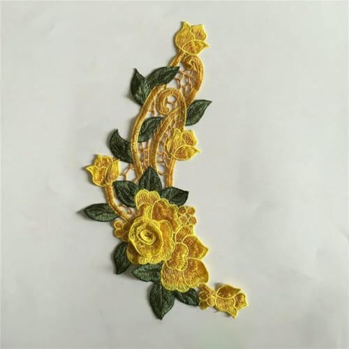 1-10 Stück Gelb Polyester Nähen Spitze Stickerei Aufkleber Dekoration Reparatur Kleidung Zubehör Zubehör-Stil 2024-Großhandel 10 Stück 1-10 Stück Gelb Polyester Nähen Spitze Stickerei Aufkleber Dekoration Reparatur Kleidung Zubehör Zubehör-Stil 2024-Großhandel 10 Stück von ZFISH