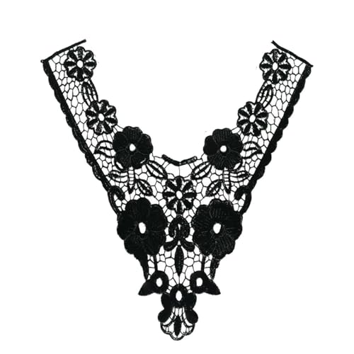1-10 Stück Polyester-Stickerei schwarz-weiß Kragen DIY Nähen dekorative Kleidung Spitze Zubehör-Stil 3208-Großhandel 10 Stück von ZFISH