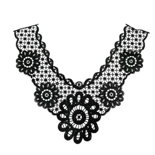 1-10 Stück Polyester-Stickerei schwarz-weiß Kragen DIY Nähen dekorative Kleidung Spitze Zubehör-Stil 3212-Großhandel 10 Stück von ZFISH