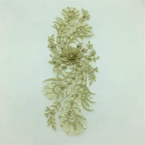 1-10 Stück goldgelbe Nagelperlen Goldfadenstickerei zum Nähen von Spitzendekorationen für Bekleidungszubehör - Stil 1543 - Großhandel 10 Stück 1-10 Stück goldgelbe Nagelperlen Goldfadenstickerei zum Nähen von Spitzendekorationen für Bekleidungszubehör - Stil 1543 - Großhandel 10 Stück von ZFISH
