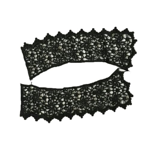 1-10 stück Geschreddert milch schwarz und weiß stickerei ausgehöhlt nähen dekorative kleidung zubehör spitze-stil 2135-großhandel 10 pairs von ZFISH