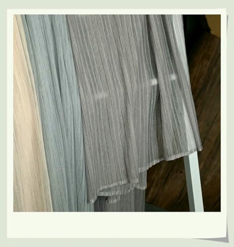1 Meter/Los Mode Mesh Plissee Gaze Spitze Stoff Perspektive Brautkleid Sommer Tuch handgemachte Spitze Stoff X243-Dunkelgrau-2 Meter begradigen 1 Meter/Los Mode Mesh Plissee Gaze Spitze Stoff Perspektive Brautkleid Sommer Tuch handgemachte Spitze Stoff X243-Dunkelgrau-2 Meter begradigen von ZFISH