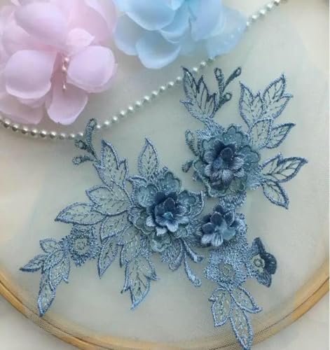 1 Stück 15 * 19 cm 3D-Spitzenapplikation Gold Blau Rosa Burgunderrot Handgefertigter DIY-Patch Spitzenblume DIY-Kleidungszubehör-Dunkelblau 1 Stück 15 * 19 cm 3D-Spitzenapplikation Gold Blau Rosa Burgunderrot Handgefertigter DIY-Patch Spitzenblume DIY-Kleidungszubehör-Dunkelblau von ZFISH