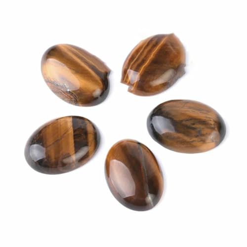 1 Stück Gelber Tigerauge-Cabochon-Perle aus Naturstein, ohne Loch, passend für DIY-Handwerk, Reiki-Schmuck, Damen, Herren, Ring, Armband, F512, 15 x 20 mm 1 Stück Gelber Tigerauge-Cabochon-Perle aus Naturstein, ohne Loch, passend für DIY-Handwerk, Reiki-Schmuck, Damen, Herren, Ring, Armband, F512, 15 x 20 mm von ZFISH