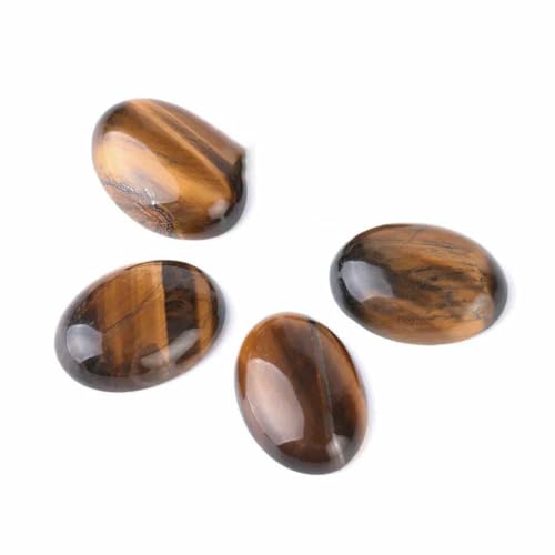1 Stück Gelber Tigerauge-Cabochon-Perle aus Naturstein, ohne Loch, passend für DIY-Handwerk, Reiki-Schmuck, Damen, Herren, Ring, Armband, F512, 22 x 30 mm 1 Stück Gelber Tigerauge-Cabochon-Perle aus Naturstein, ohne Loch, passend für DIY-Handwerk, Reiki-Schmuck, Damen, Herren, Ring, Armband, F512, 22 x 30 mm von ZFISH