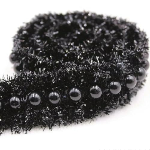 1 Yards/Lot Weiß Schwarz Nylon Perlen Spitzenband Besatz Afrikanischer Spitzenstoff Bestickt Handgefertigt Kostüm Kleid Rock Nähen-Schwarz JQ-009-1Yard 1 Yards/Lot Weiß Schwarz Nylon Perlen Spitzenband Besatz Afrikanischer Spitzenstoff Bestickt Handgefertigt Kostüm Kleid Rock Nähen-Schwarz JQ-009-1Yard von ZFISH