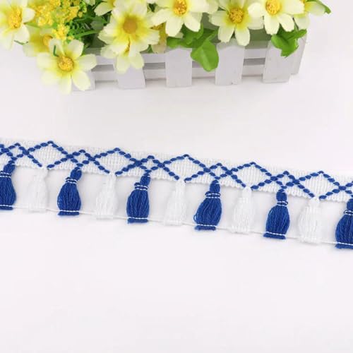 1 Yards Farbe 5 cm Quaste Spitzenband DIY Kleidung Vorhänge Zubehör Handarbeit Nähen Farbdekoration Quaste Spitze-Weiß Borland 1 Yards Farbe 5 cm Quaste Spitzenband DIY Kleidung Vorhänge Zubehör Handarbeit Nähen Farbdekoration Quaste Spitze-Weiß Borland von ZFISH