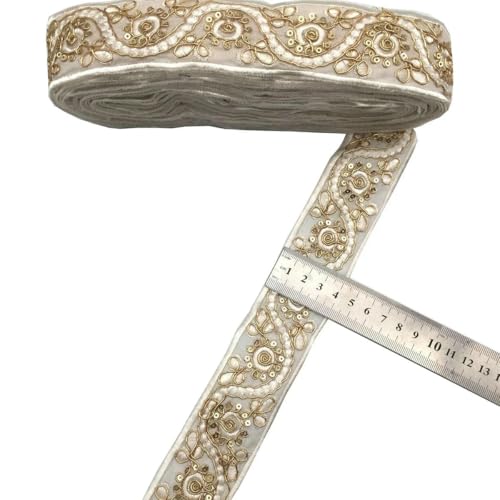 1 Yards Paillettenband Ethnisch bestickte Spitze Nähzubehör Stickbesatz Gehäkeltes Spitzenband-12-1Yard 1 Yards Paillettenband Ethnisch bestickte Spitze Nähzubehör Stickbesatz Gehäkeltes Spitzenband-12-1Yard von ZFISH