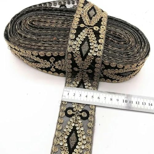 1 Yards Paillettenband Ethnisch bestickte Spitze Nähzubehör Stickbesatz Gehäkeltes Spitzenband-5,5 cm_b-1 Yard 1 Yards Paillettenband Ethnisch bestickte Spitze Nähzubehör Stickbesatz Gehäkeltes Spitzenband-5,5 cm_b-1 Yard von ZFISH