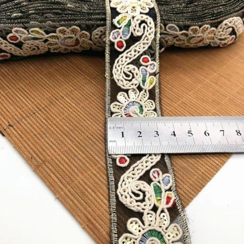 1 Yards Paillettenband Ethnisch bestickte Spitze Nähzubehör Stickbesatz Gehäkeltes Spitzenband-9-1Yard 1 Yards Paillettenband Ethnisch bestickte Spitze Nähzubehör Stickbesatz Gehäkeltes Spitzenband-9-1Yard von ZFISH