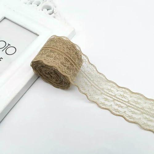 10 Meter/Rolle, 45 mm, nicht dehnbares Spitzenband, DIY, handgefertigtes Bastelband, Weihnachten, Halloween, Hochzeit, Geburtstagsfeier, Verpackung, Aprikose, 10 Meter Länge 10 Meter/Rolle, 45 mm, nicht dehnbares Spitzenband, DIY, handgefertigtes Bastelband, Weihnachten, Halloween, Hochzeit, Geburtstagsfeier, Verpackung, Aprikose, 10 Meter Länge von ZFISH