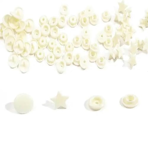 10 Sets Knöpfe T5 Druckknopf 12MM Stern-/Herzform Sanp-Verschlüsse für Babykleidungsclips Bekleidungszubehör Button-01 Elfenbein 10 Sets Knöpfe T5 Druckknopf 12MM Stern-/Herzform Sanp-Verschlüsse für Babykleidungsclips Bekleidungszubehör Button-01 Elfenbein von ZFISH