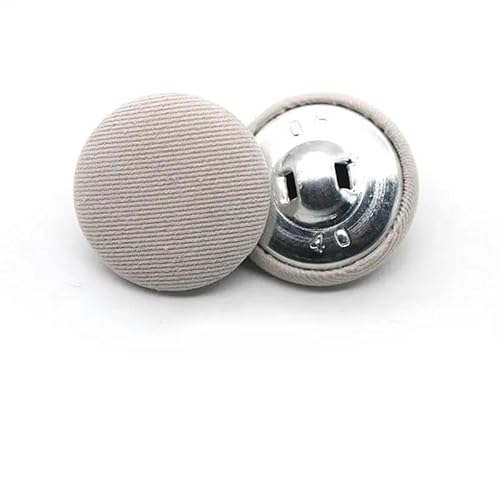 10 Stück/Los Metall Runde Stoffknöpfe DIY Aluminiumknopf für Kleidung Dekorative Knöpfe Nähzubehör-Beige-11MM 10 Stück/Los Metall Runde Stoffknöpfe DIY Aluminiumknopf für Kleidung Dekorative Knöpfe Nähzubehör-Beige-11MM von ZFISH