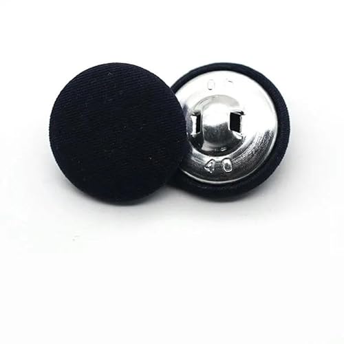 10 Stück/Los Metall Runde Stoffknöpfe DIY Aluminiumknopf für Kleidung Dekorative Knöpfe Nähzubehör-Marineblau-20MM 10 Stück/Los Metall Runde Stoffknöpfe DIY Aluminiumknopf für Kleidung Dekorative Knöpfe Nähzubehör-Marineblau-20MM von ZFISH