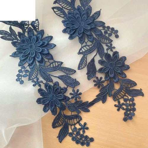 10 Stück/Los lösliche exquisite Spitzenblume DIY Hochzeitsschuhe Hochzeitskleid Dekorationsmaterialien-Marineblau-20 Stück 10 Paar 10 Stück/Los lösliche exquisite Spitzenblume DIY Hochzeitsschuhe Hochzeitskleid Dekorationsmaterialien-Marineblau-20 Stück 10 Paar von ZFISH