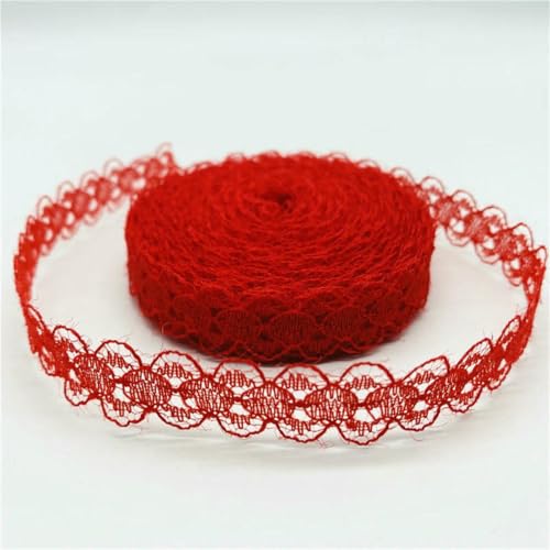 10 Yards/Lot 15 mm Spitzenband, bilaterales Kunsthandwerk, bestickter Netzstoffbesatz zum Nähen von Stoffbändern, Rockzubehör, 10 von ZFISH