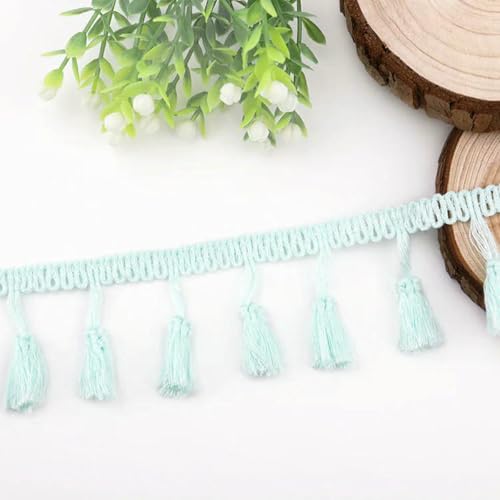 10 Yards Spitzenband Quaste Fransen Baumwolle Ethnisches Spitzenbesatzband Nähen Kleid Kleidungsstück Vorhang DIY Handarbeit Bastelzubehör-05 Hellgrün-5 Yards 10 Yards Spitzenband Quaste Fransen Baumwolle Ethnisches Spitzenbesatzband Nähen Kleid Kleidungsstück Vorhang DIY Handarbeit Bastelzubehör-05 Hellgrün-5 Yards von ZFISH