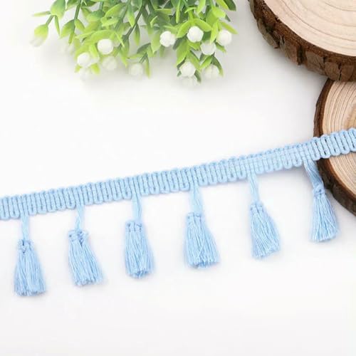 10 Yards Spitzenband Quaste Fransen Baumwolle Ethnisches Spitzenbesatzband Nähen Kleid Kleidungsstück Vorhang DIY Handarbeit Bastelzubehör-08 Hellblau-5 Yards 10 Yards Spitzenband Quaste Fransen Baumwolle Ethnisches Spitzenbesatzband Nähen Kleid Kleidungsstück Vorhang DIY Handarbeit Bastelzubehör-08 Hellblau-5 Yards von ZFISH