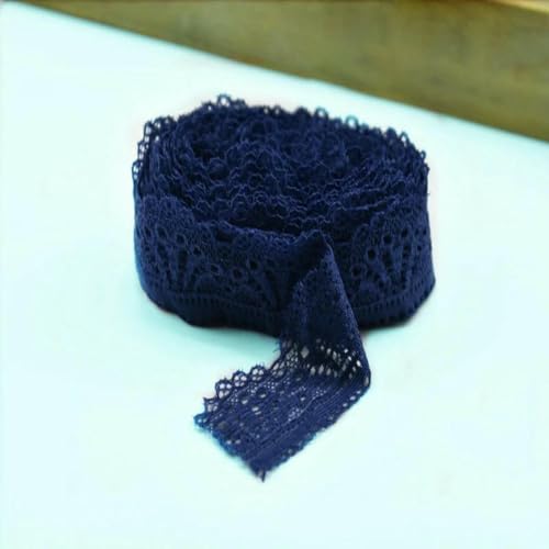 10 Yards elastisches Spitzenband zum Nähen, Stretchbesatz, 30 mm, afrikanischer Spitzenstoff, DIY-Stickerei, Kleidung, Kleiderdekoration, Marineblau, 10 Yards 10 Yards elastisches Spitzenband zum Nähen, Stretchbesatz, 30 mm, afrikanischer Spitzenstoff, DIY-Stickerei, Kleidung, Kleiderdekoration, Marineblau, 10 Yards von ZFISH