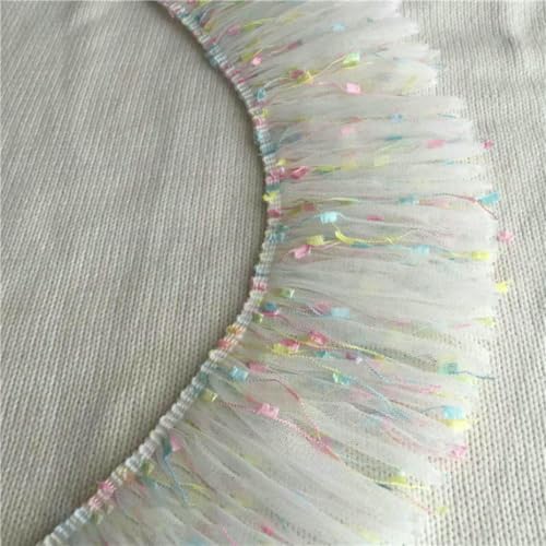 10 cm breites, luxuriöses, plissiertes Chiffon-Spitzenband, gefaltet, 3D-besticktes Band, DIY-Nähen, Guipure-Kleid, Vorhang, Quaste, Fransensaum, Dekor- 10 cm breites, luxuriöses, plissiertes Chiffon-Spitzenband, gefaltet, 3D-besticktes Band, DIY-Nähen, Guipure-Kleid, Vorhang, Quaste, Fransensaum, Dekor- von ZFISH