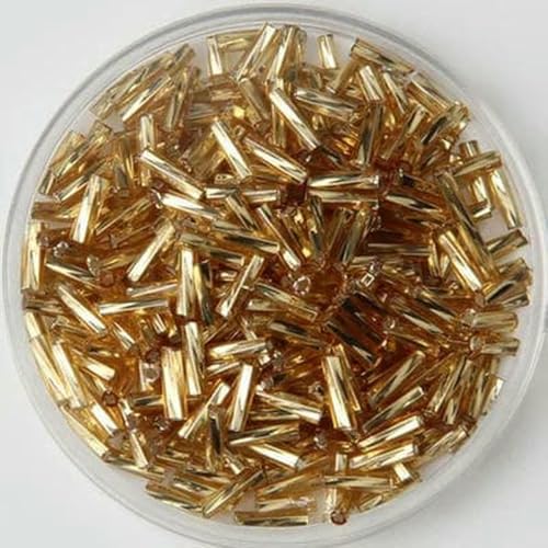 10 g/240 Stück Größe 2 x 6 mm Twist Bugles Glas Lose Samen Spacer Tube Leptospira Perlen für Schmuckherstellung DIY Kleidungsstück Nähen Zubehör-Gplden 10 g/240 Stück Größe 2 x 6 mm Twist Bugles Glas Lose Samen Spacer Tube Leptospira Perlen für Schmuckherstellung DIY Kleidungsstück Nähen Zubehör-Gplden von ZFISH