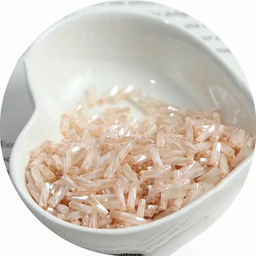 10 g neue 2 x 6 mm cremefarbene Spiralröhren-Glasperlen, lange Röhrenperlen, handgefertigt, DIY-Perlen, lose Perlen, Zubehör – 339 Creme, Dunkelaprikose – 2 x 6, 10 g, 300 Stück 10 g neue 2 x 6 mm cremefarbene Spiralröhren-Glasperlen, lange Röhrenperlen, handgefertigt, DIY-Perlen, lose Perlen, Zubehör – 339 Creme, Dunkelaprikose – 2 x 6, 10 g, 300 Stück von ZFISH
