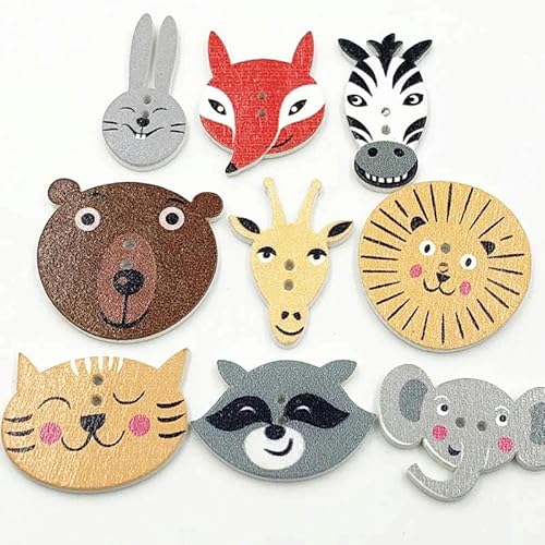 100/50/25 Stück Holzknöpfe Bastelbedarf für Kleidungsdekoration Kleidungsstück Nähzubehör Handgefertigtes DIY Scrapbooking-100 Stück 100/50/25 Stück Holzknöpfe Bastelbedarf für Kleidungsdekoration Kleidungsstück Nähzubehör Handgefertigtes DIY Scrapbooking-100 Stück von ZFISH