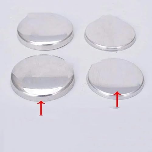 100 Sets 16L-90L Flache Rückseite Gestrickte bezogene runde Knöpfe Scrapbooking Stoffbezogene Knöpfe für DIY-Ohrringe/Haarschmuck-50L 32mm 100 Sets von ZFISH