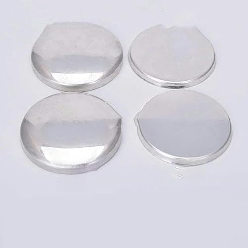 100 Sets 16L-90L Flache Rückseite Gestrickte bezogene runde Knöpfe Scrapbooking Stoffbezogene Knöpfe für DIY-Ohrringe/Haarschmuck-60L 38mm 100 Sets von ZFISH