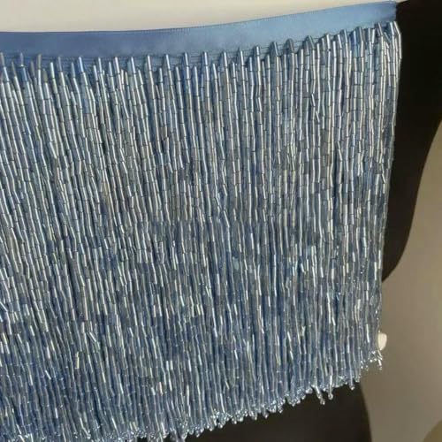15 cm Breite, 38 Farben, graublau, Röhrenquaste, Kleiderzubehör, Spitzenbesatz, Perlendekoration für Hochzeits- und Abendkleider, RS3052-2, Graublau, 15 cm – 45 cm Länge 15 cm Breite, 38 Farben, graublau, Röhrenquaste, Kleiderzubehör, Spitzenbesatz, Perlendekoration für Hochzeits- und Abendkleider, RS3052-2, Graublau, 15 cm – 45 cm Länge von ZFISH
