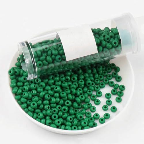 2/3/4,0 mm natürliche Farbe Glas Reis Perlen gleichmäßige und nicht verblassende Porzellan Perlen DIY Schmuck Armband Perle-Dunkelgrün-4,0 mm 160 Stück 2/3/4,0 mm natürliche Farbe Glas Reis Perlen gleichmäßige und nicht verblassende Porzellan Perlen DIY Schmuck Armband Perle-Dunkelgrün-4,0 mm 160 Stück von ZFISH