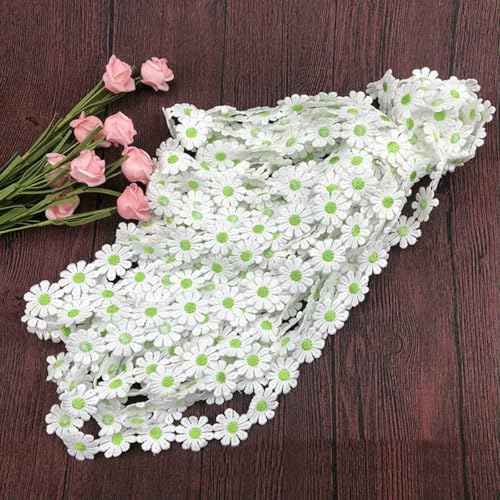 2,3 cm breiter, wunderschöner bestickter Spitzenstoff mit 3D-Blumen, Spitzenband, Kleiderkragen, Hüte, Kopfbedeckungen, Nähbesatz, Dekor – Spitze hellgrün, 3,7 m 2,3 cm breiter, wunderschöner bestickter Spitzenstoff mit 3D-Blumen, Spitzenband, Kleiderkragen, Hüte, Kopfbedeckungen, Nähbesatz, Dekor – Spitze hellgrün, 3,7 m von ZFISH